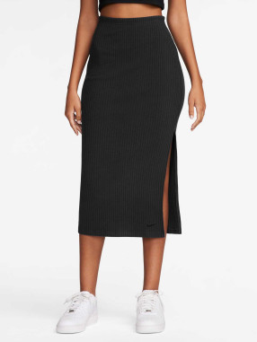 NIKE Αθλητική Φούστα W NSW NK CHLL KNT RIB MD SKIRT