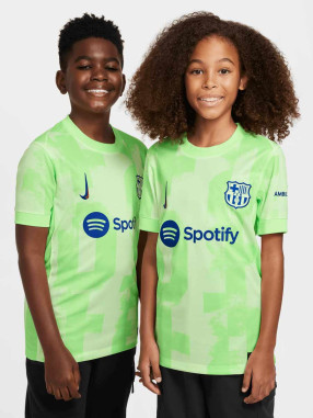 NIKE Παιδική Κοντομάνικη Μπλούζα  FCB Y NK DF JSY SS STAD 3R