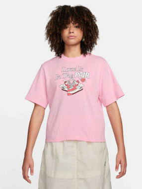 NIKE Κοντομάνικη Μπλούζα W NSW TEE OC 1 BOXY VDAY