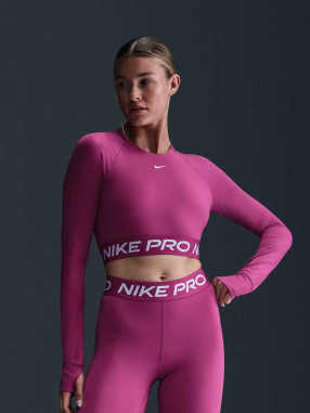 NIKE Μακρυμάνικη Μπλούζα PRO DF 365 CROP LS