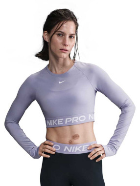 NIKE Μακρυμάνικη Μπλούζα PRO DF 365 CROP LS