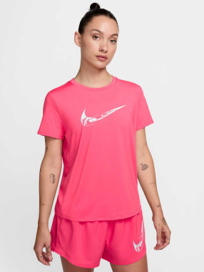NIKE Κοντομάνικη Μπλούζα One Swoosh Femme Rose