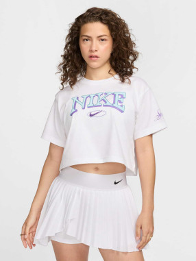 NIKE Κοντομάνικη Μπλούζα W NSW SS OC VARZITY