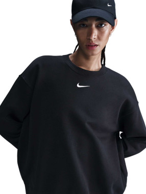 NIKE Μακρυμάνικη Μπλούζα  W NSW PHNX FLC OS LONG CREW
