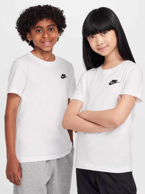 NIKE Тениска K NSW TEE EMB FUTURA LBR