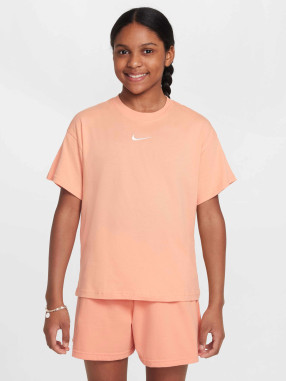 NIKE Тениска G NSW TEE BOY ESSNTL LBR