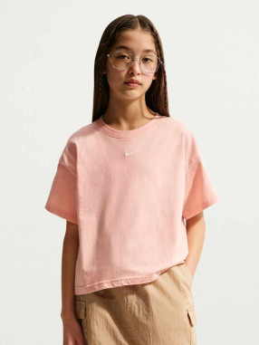 NIKE Тениска G NSW TEE BOXY ESSNTL LBR