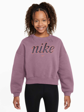 NIKE Bluza G Nsw Club Flc Bxy Crw Gx Star