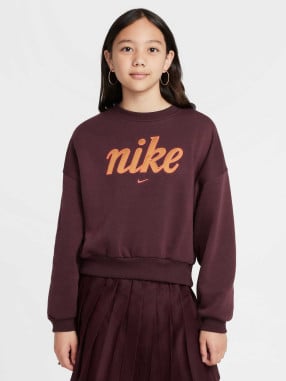 NIKE Блуза G NSW CLUB FLC BXY CRW GX STAR