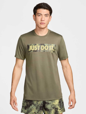 NIKE Κοντομάνικη Μπλούζα Fitness rlgd camo