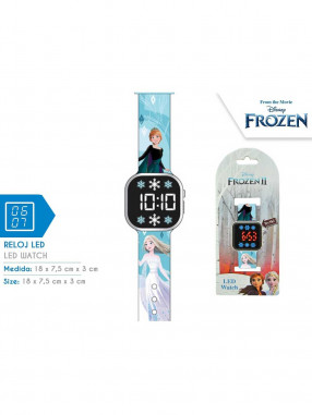 KIDS MOVIE HEROES Ceas Led Frozen Elsa & Anna