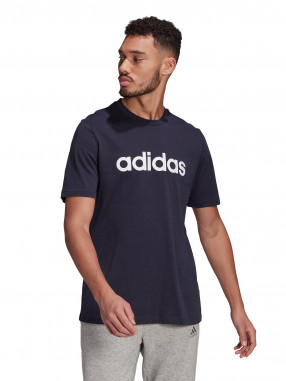 ADIDAS SPORTSWEAR Κοντομάνικη Μπλούζα Essentials Embroidered Linear Logo Tee