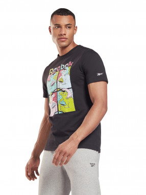 REEBOK Κοντομάνικη Μπλούζα Μ Animal Novelty