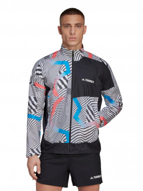 ADIDAS Αθλητικό Αντιανεμικό PRIMEBLUE TRAIL PRINT
