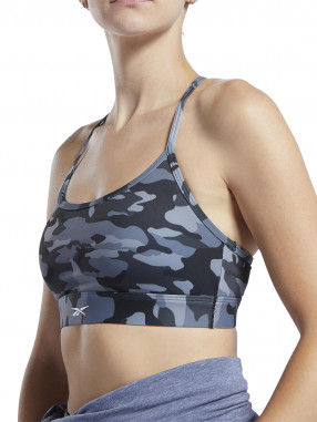 REEBOK Sportski grudnjak Lux Skinny Strap Camo Print Sports Bra