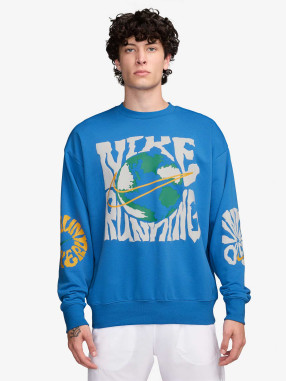 NIKE Bluza M Nk Df Run Energy Flc Crew