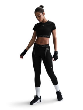 NIKE Αθλητικό Κολάν W NP DF MR 7/8 TIGHT TT GRX