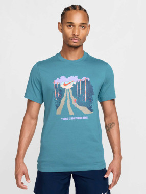 NIKE Тениска M NK TEE RUN IYKYK