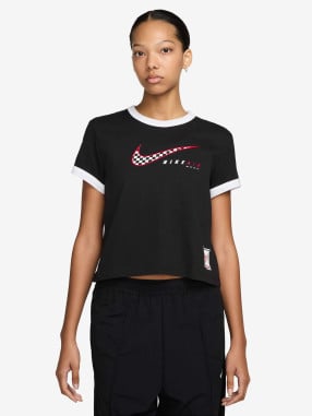 NIKE Тениска W NSW CLUB SS TEE MOTO RGR