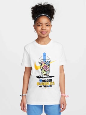 NIKE Тениска K NSW TEE TD BOBA