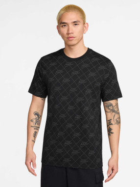 NIKE Тениска M NSW TEE AOP SSNL CLUB
