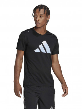 ADIDAS PERFORMANCE Muška majica Run Icons 3 Bar Logo T-shirt