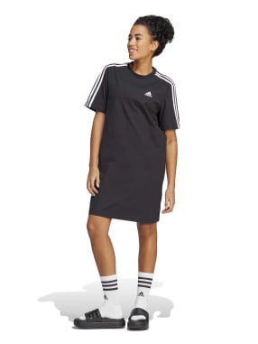 ADIDAS SPORTSWEAR Essentials 3-Stripes Single Jersey Boyfriend Dress