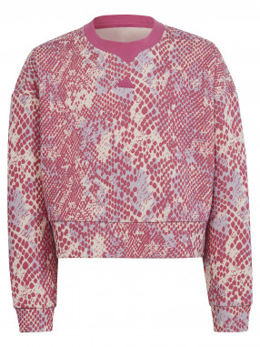 ADIDAS SPORTSWEAR Μακρυμάνικη Μπλούζα Future Icons Allover Print Sweatshirt