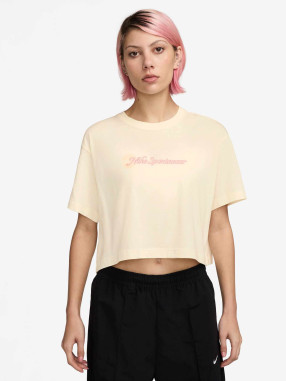 NIKE Тениска W NSW CLUB SS CROP TEE CC