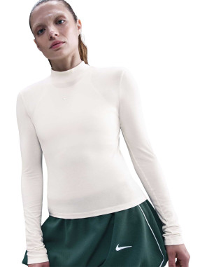 NIKE Top W NSW NK CHLL KNT MOCK TEE