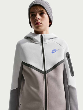 NIKE Суитшърт B NSW TCH FLC FZ - PD