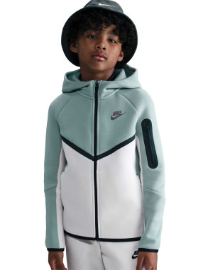 NIKE Суитшърт B NSW TCH FLC FZ - PD