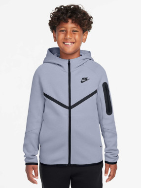 NIKE Суитшърт B NSW TCH FLC FZ - PD