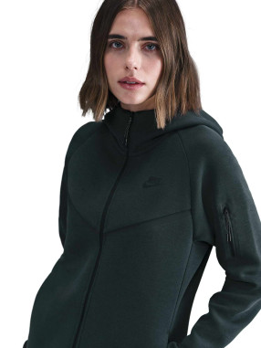 NIKE Суитшърт W NSW TCH FLC WR FZ HDY 2