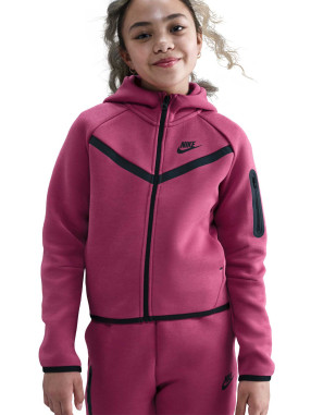 NIKE Суитшърт G NSW TCH FLC HD FZ LS - PD