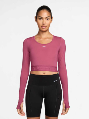 NIKE Μακρυμάνικη Μπλούζα Top W NP DF LS TOP GG SHINE