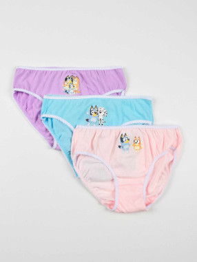 KIDS MOVIE HEROES Lenjerie - set de 3 piese Bluey