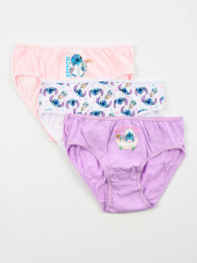 KIDS MOVIE HEROES Lenjerie - set de 3 piese Lilo Stitch