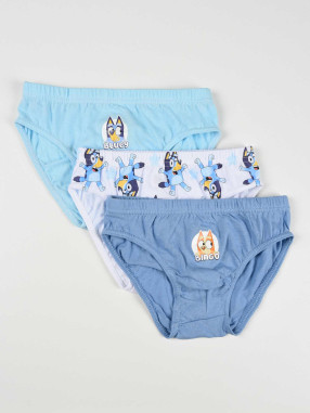 KIDS MOVIE HEROES Lenjerie - set de 3 piese Bluey