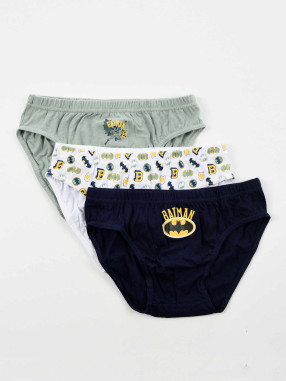 KIDS MOVIE HEROES Lenjerie - set de 3 piese Batman