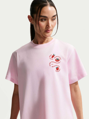 NIKE Тениска W NSW CLSC BF CAFE TOMATO TEE