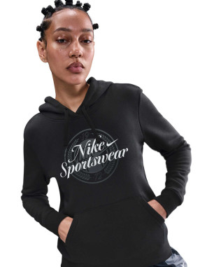 NIKE Hoodie W NSW CLUB FLC GX STD PO HDY