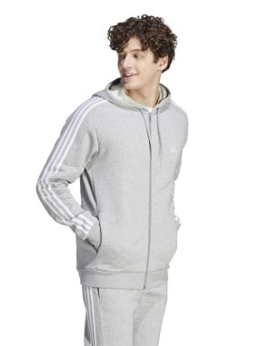 ADIDAS SPORTSWEAR Αθλητική Ζακέτα 3-STRIPES FULL-ZIP HOODIE