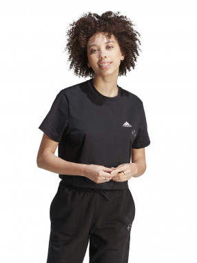 ADIDAS SPORTSWEAR Κοντομάνικη Μπλούζα Scribble Embroidery Crop Tee