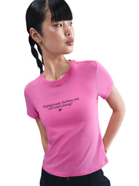 NIKE Κοντομάνικη Μπλούζα W NSW NK CHLL KNIT TEE VRB