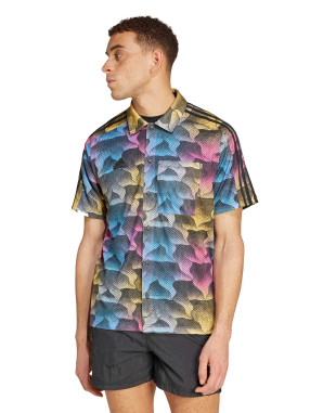 ADIDAS SPORTSWEAR Πουκάμισο Tiro Allover Print Mesh Resort