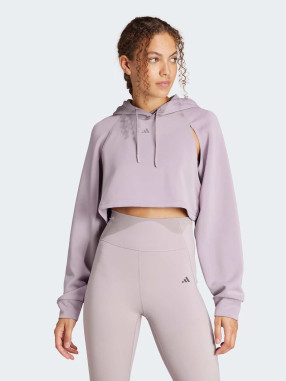 ADIDAS PERFORMANCE Μακρυμάνικη Μπλούζα HIIT AEROREADY Crop Training Hoodie