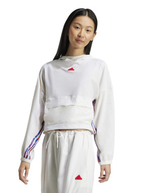 ADIDAS SPORTSWEAR Μακρυμάνικη Μπλούζα EXPRESS ALL GENDER WOVEN HOODIE