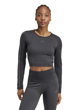 ADIDAS PERFORMANCE Μακρυμάνικη Μπλούζα KNIT LONG SLEEVE TEE