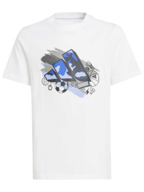 ADIDAS SPORTSWEAR Παιδική Κοντομάνικη Μπλούζα BOYS T-SHIRT WHITE KIDS